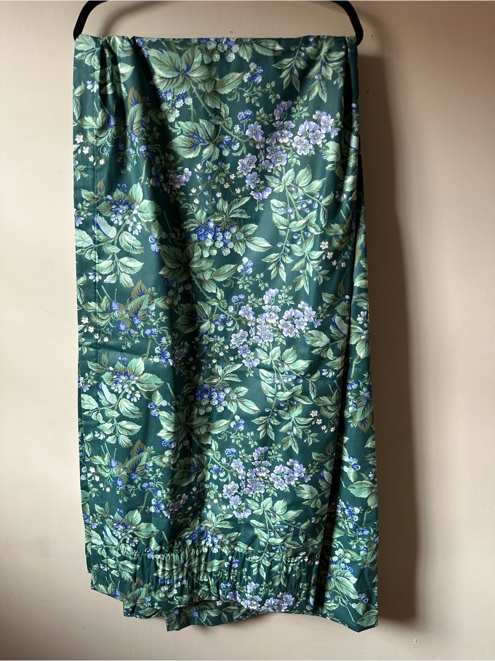 Vintage Laura Ashley Bramble Berry Curtain Panels Set of 4